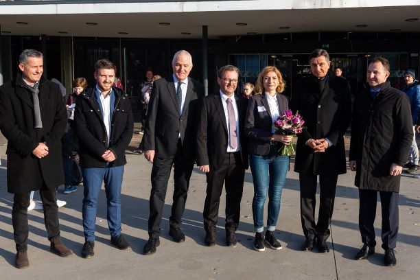 Tekmovanje je obiskal predsednik Pahor