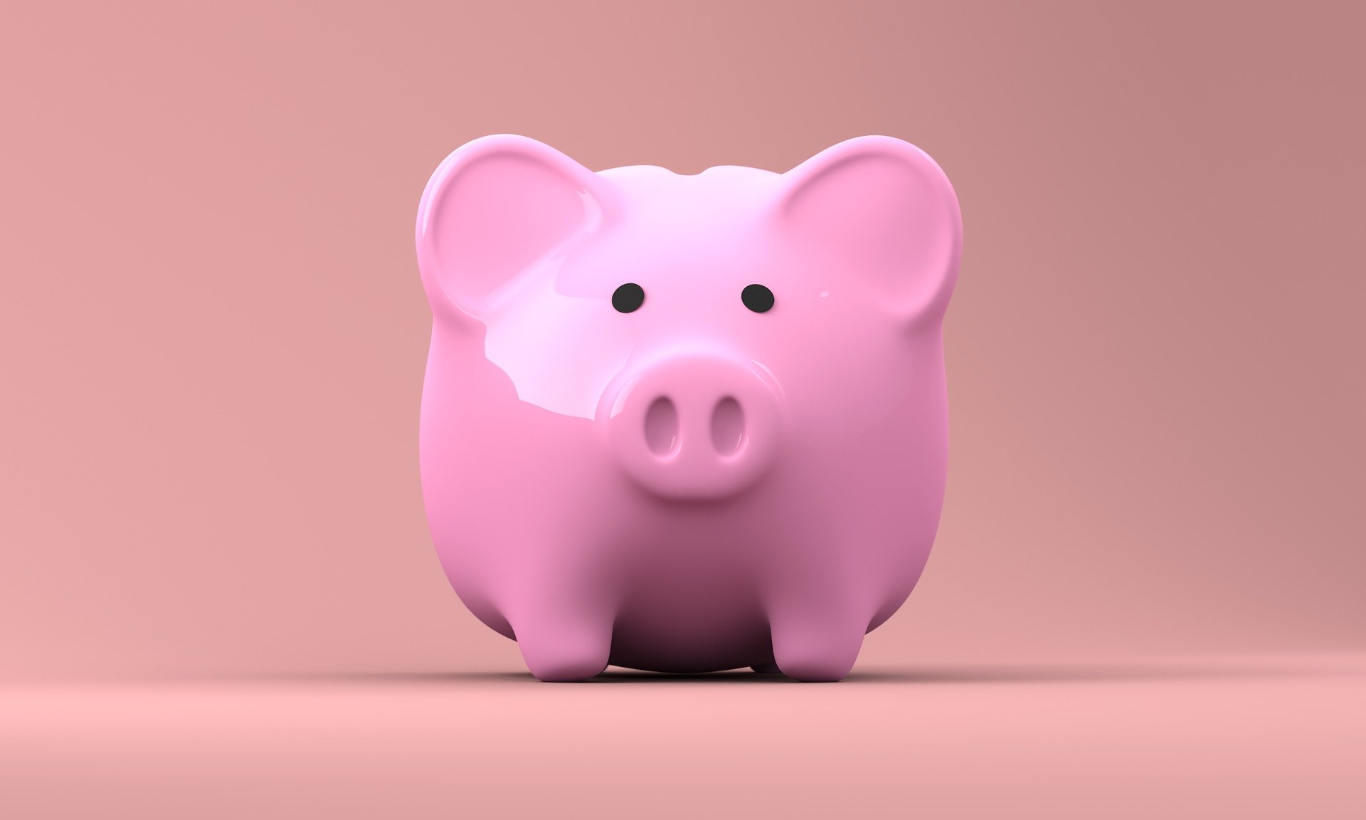 Roza prašiček za hranjenje kovancev. Image by 3D Animation Production Company from Pixabay